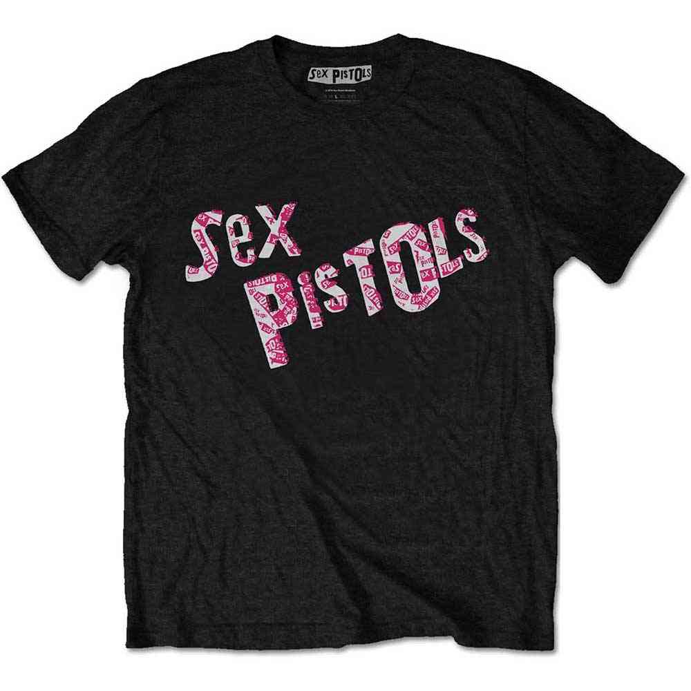Sex Pistols - Multi-Logo T-shirt Homme - Noir